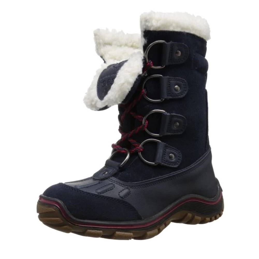Used Pajar Women's Alina Waterproof Leather Boot, Navy, SIZE: 39